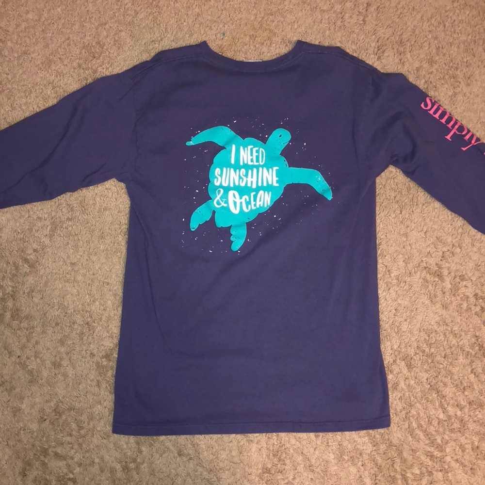 Purple Simply Southern Long Sleeve Shirt